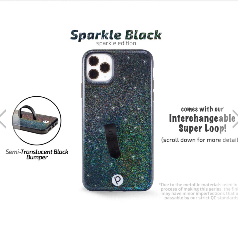 Loopy Original - iPhone 11 Pro Max (6.5" Screen) sparkly black